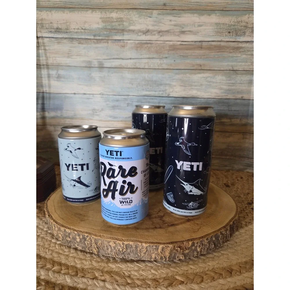 YETI Rare Air Collectible Stash Cans Set of 5 Novelty Hidden Storage Containers